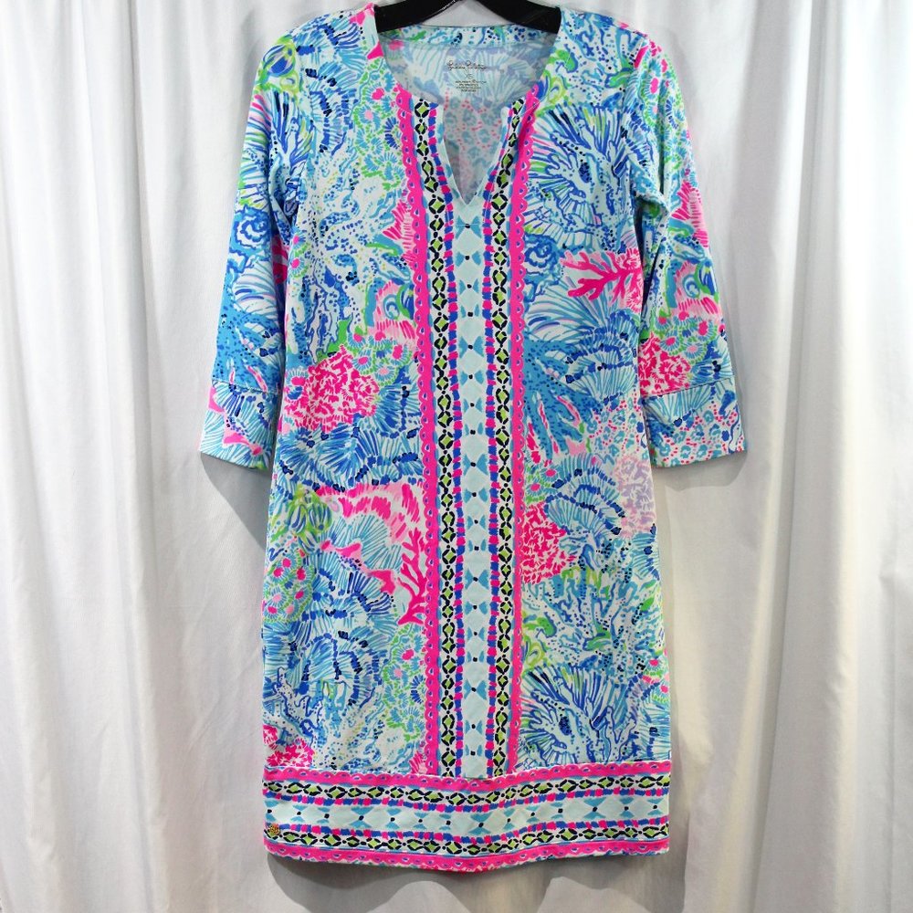 Lilly Pulitzer UPF 50+ Chilly Lilly Nadine Dress NWT